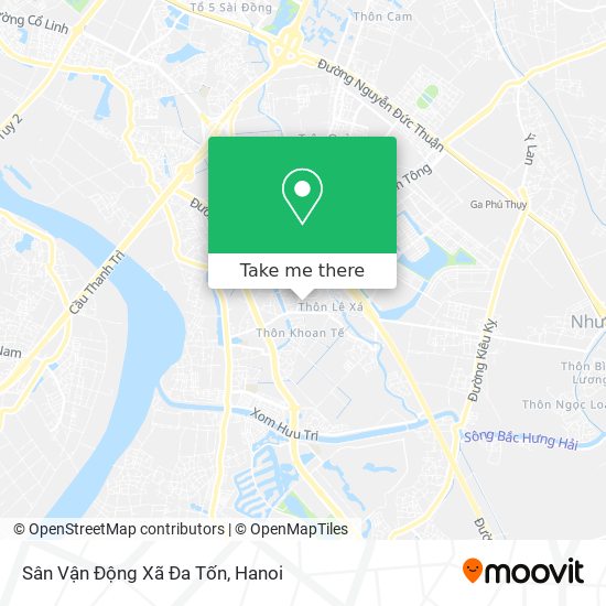 Sân Vận Động Xã Đa Tốn map