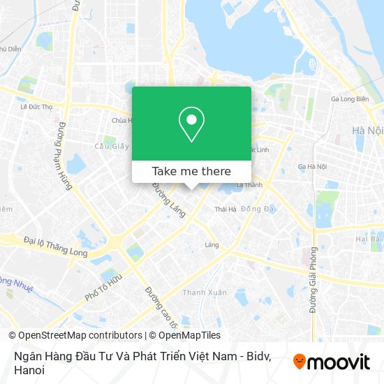 Ngân Hàng Đầu Tư Và Phát Triển Việt Nam - Bidv map