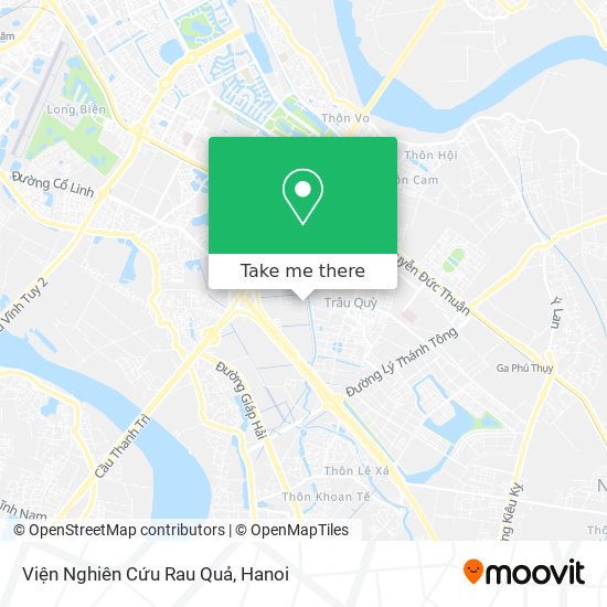 Viện Nghiên Cứu Rau Quả map
