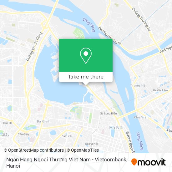 Ngân Hàng Ngoại Thương Việt Nam - Vietcombank map