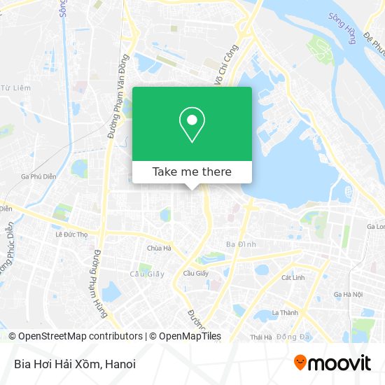 Bia Hơi Hải Xồm map