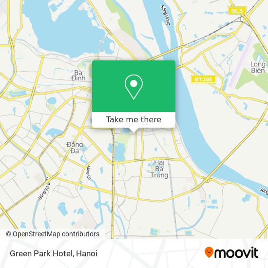 Green Park Hotel map