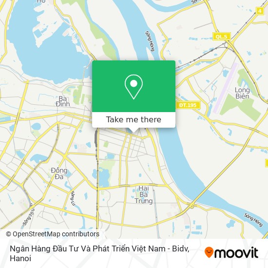 Ngân Hàng Đầu Tư Và Phát Triển Việt Nam - Bidv map