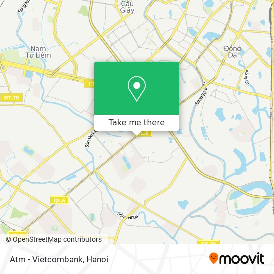 Atm - Vietcombank map