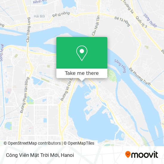 Công Viên Mặt Trời Mới map