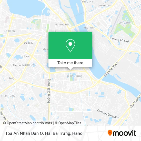 Toà Án Nhân Dân Q. Hai Bà Trưng map