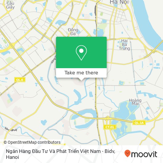 Ngân Hàng Đầu Tư Và Phát Triển Việt Nam - Bidv map