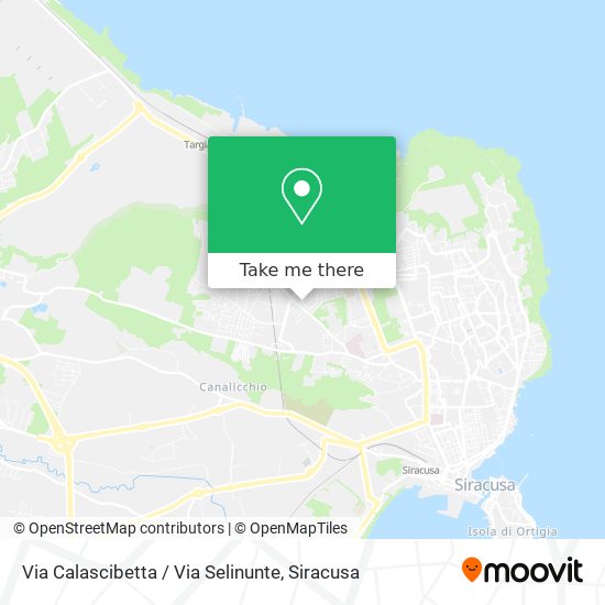 Via Calascibetta / Via Selinunte map