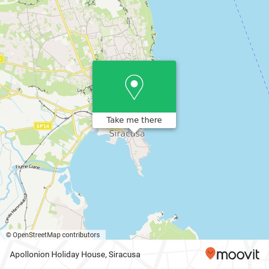 Apollonion Holiday House map