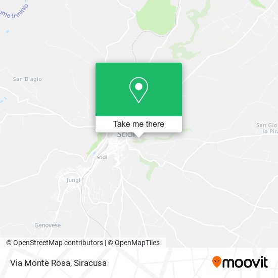 Via Monte Rosa map