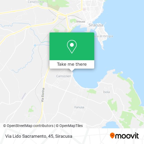 Via Lido Sacramento, 45 map