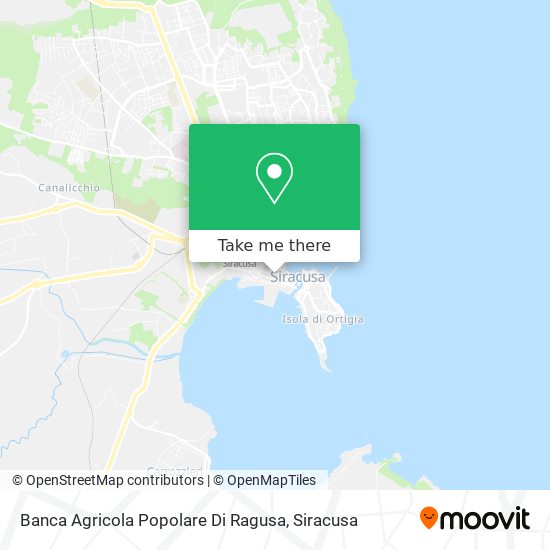 Banca Agricola Popolare Di Ragusa map