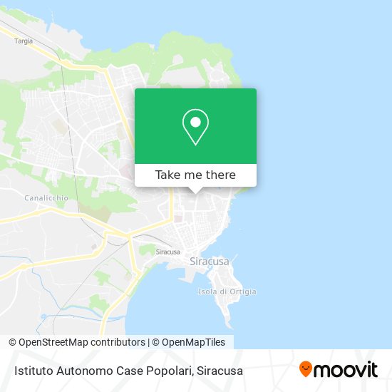Istituto Autonomo Case Popolari map
