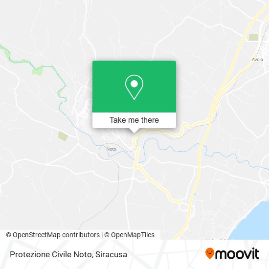 Protezione Civile Noto map