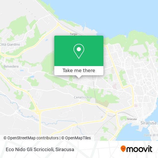 Eco Nido Gli Scriccioli map