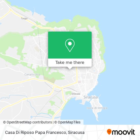 Casa Di Riposo Papa Francesco map