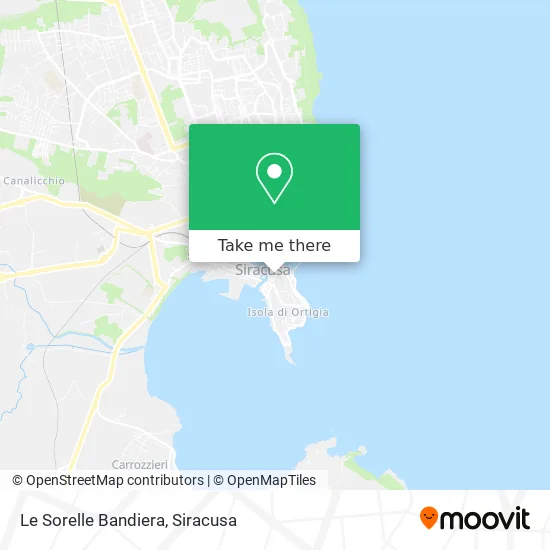 Le Sorelle Bandiera map