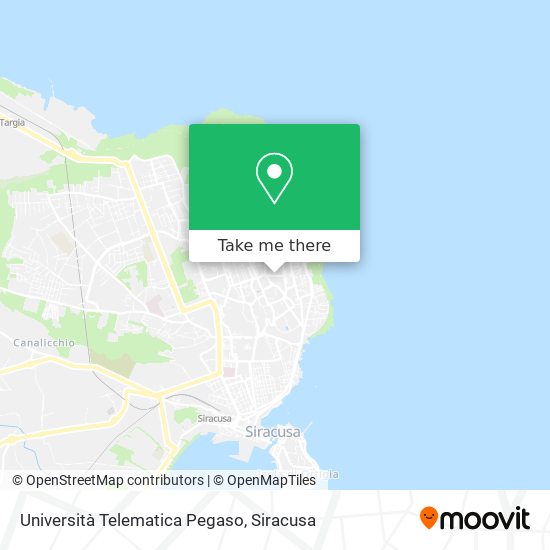 Università Telematica Pegaso map