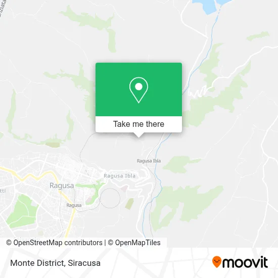Monte District map