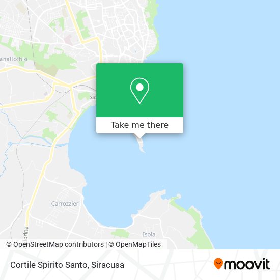 Cortile Spirito Santo map