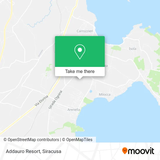 Addauro Resort map