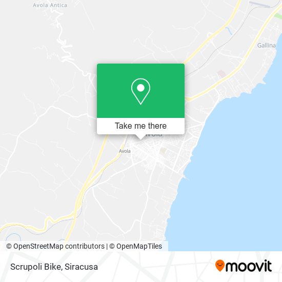 Scrupoli Bike map