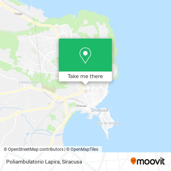 Poliambulatorio Lapira map