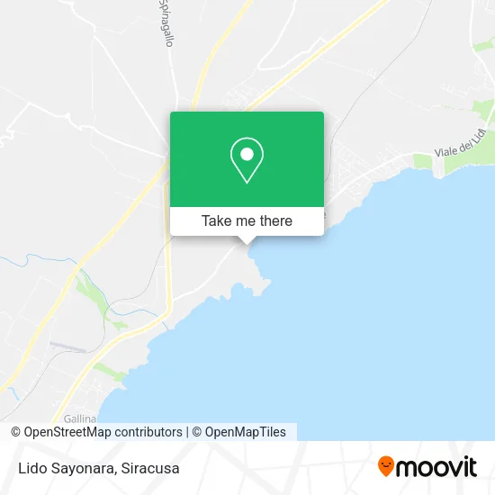 Lido Sayonara map