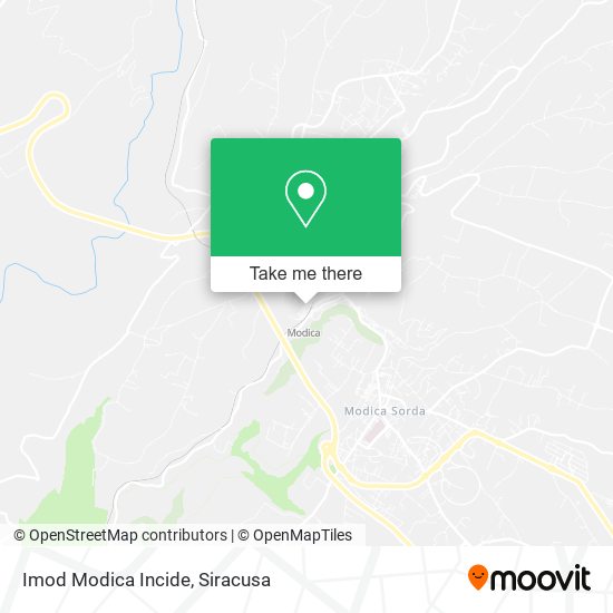 Imod Modica Incide map