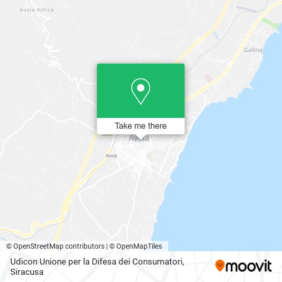 Udicon Unione per la Difesa dei Consumatori map