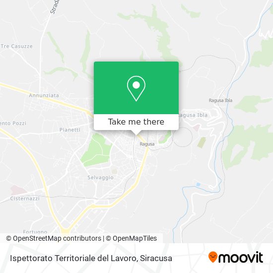 Ispettorato Territoriale del Lavoro map