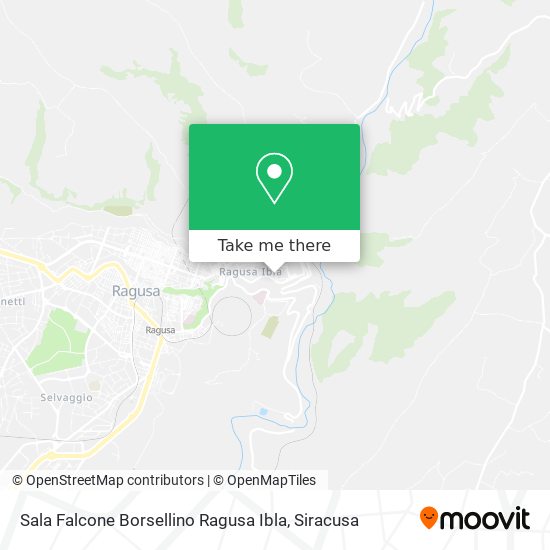 Sala Falcone Borsellino Ragusa Ibla map