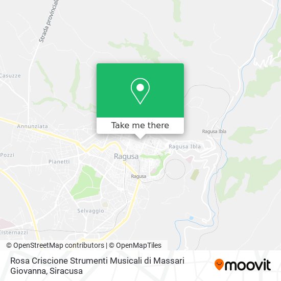 Rosa Criscione Strumenti Musicali di Massari Giovanna map