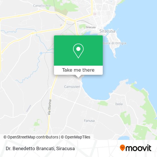 Dr. Benedetto Brancati map