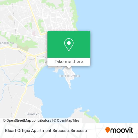 Bluart Ortigia Apartment Siracusa map