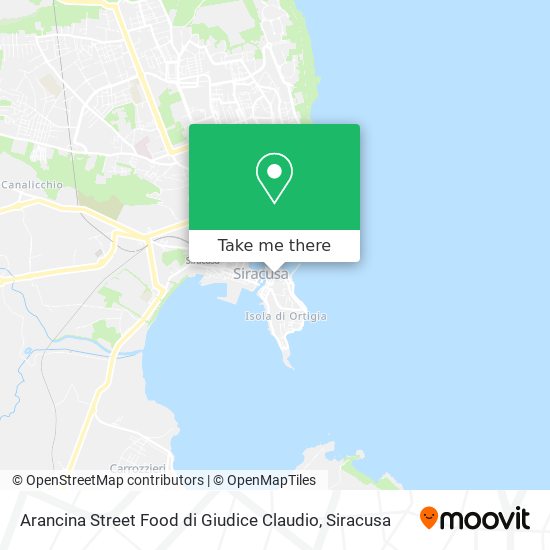 Arancina Street Food di Giudice Claudio map
