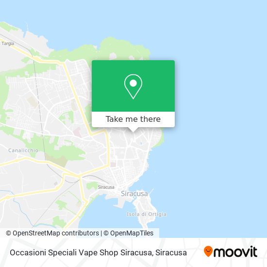 Occasioni Speciali Vape Shop Siracusa map