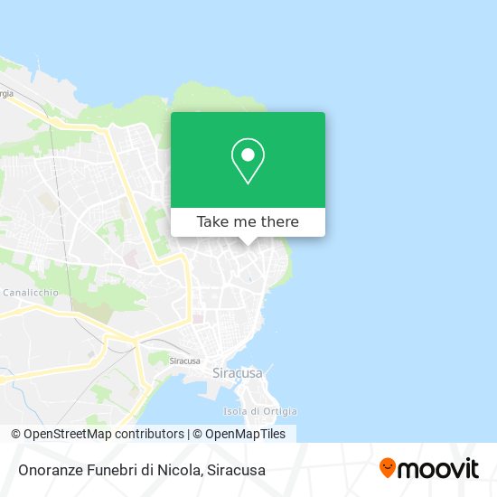 Onoranze Funebri di Nicola map