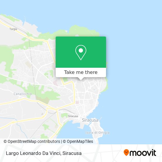 Largo Leonardo Da Vinci map