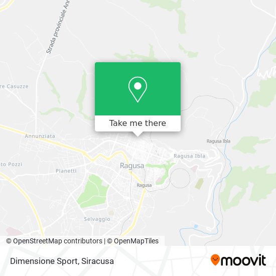 Dimensione Sport map