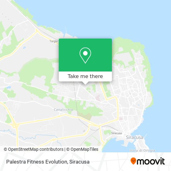 Palestra Fitness Evolution map