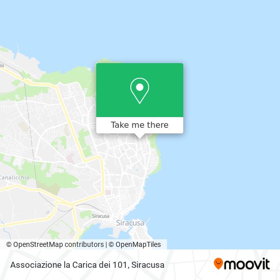 Associazione la Carica dei 101 map