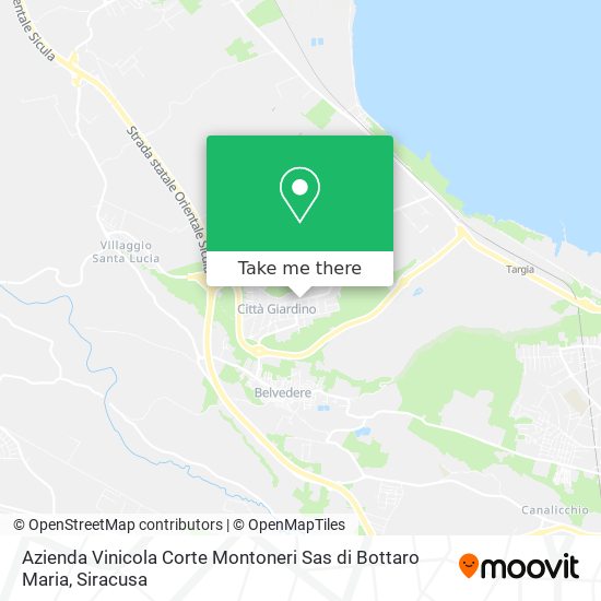 Azienda Vinicola Corte Montoneri Sas di Bottaro Maria map