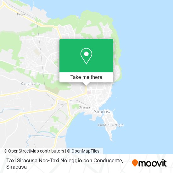 Taxi Siracusa Ncc-Taxi Noleggio con Conducente map