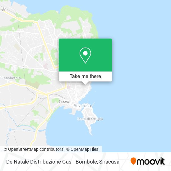 De Natale Distribuzione Gas - Bombole map