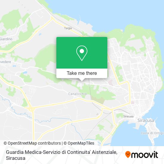 Guardia Medica-Servizio di Continuita' Aistenziale map