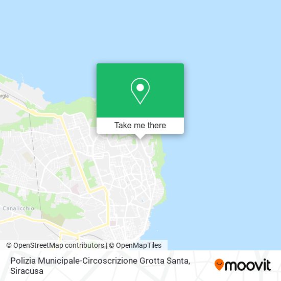 Polizia Municipale-Circoscrizione Grotta Santa map