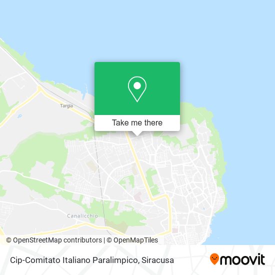 Cip-Comitato Italiano Paralimpico map