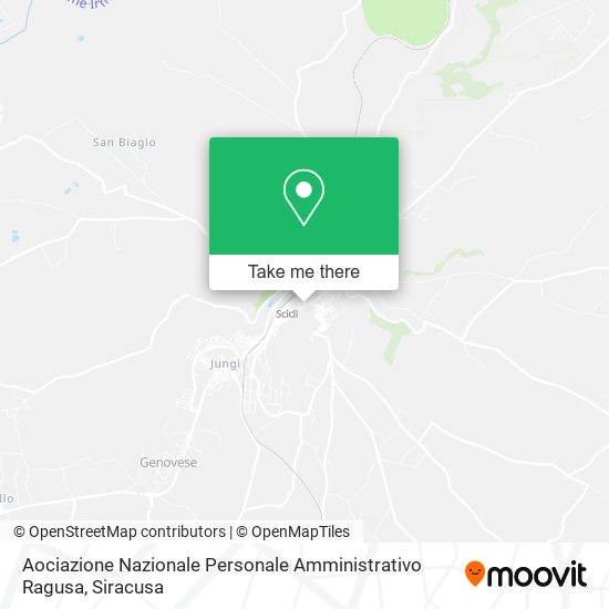 Aociazione Nazionale Personale Amministrativo Ragusa map