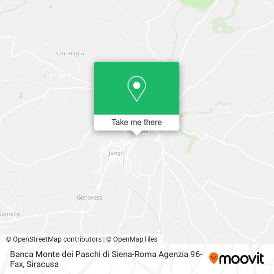 Banca Monte dei Paschi di Siena-Roma Agenzia 96-Fax map